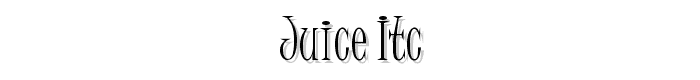 Juice ITC font